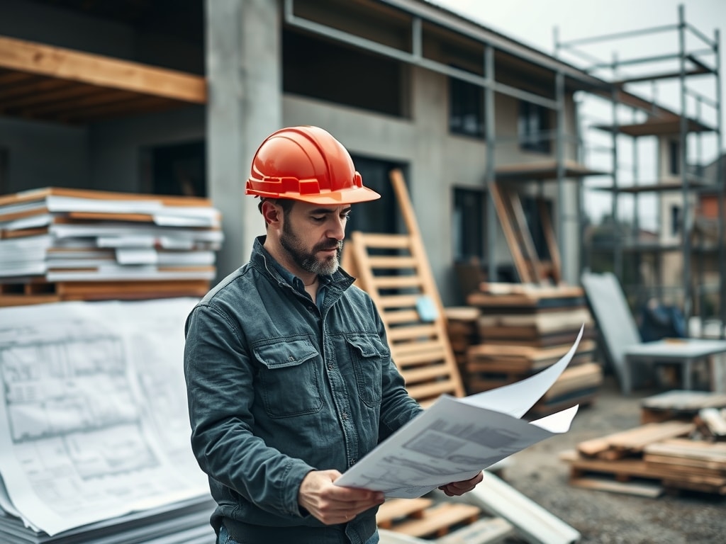 Vigeral Bâtiment sur un chantier à Riom