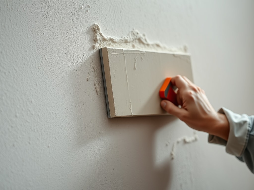 Application d'enduit de façade, chantier Vigeral Bâtiment
