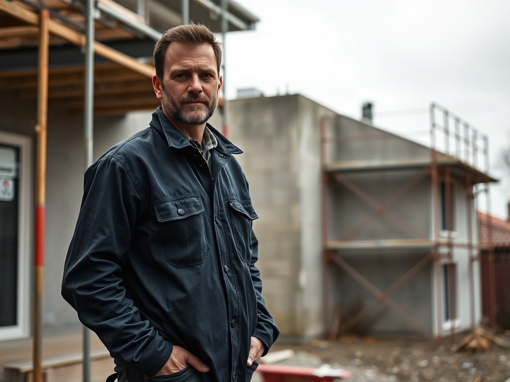 Mathieu Vigeral, artisan du bâtiment à Riom