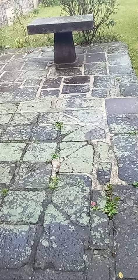 Terrasse avant remise en état